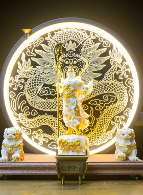 武圣关公武财神招财摆件家用供奉客厅办公室摆放开业乔迁礼品送人