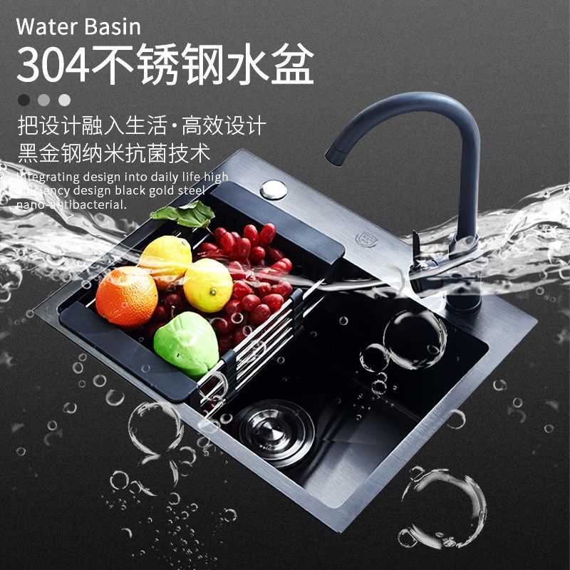 简易橱柜农村家用厨房灶台一体不锈钢水槽放碗柜子移动组装经济型