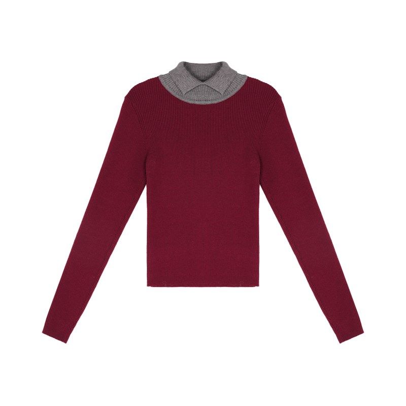 LEOHAPPY女童毛衣秋冬2024新款儿童打底衫秋冬针织衫抗起球上衣