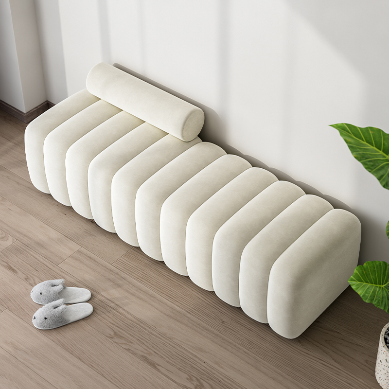 换鞋凳家用门口轻奢长条凳卧室床尾凳高级感穿鞋坐凳衣帽间沙发凳