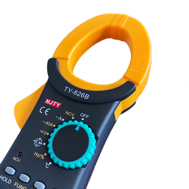 天宇826A钳形万用表826B钳形电流表1000A大电流钳表电容温度频率