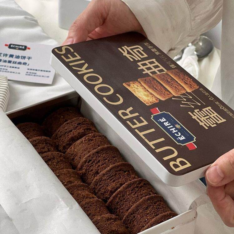 现货麦萌10品Echire艾许奶油曲奇320g礼盒小零食下午茶点心