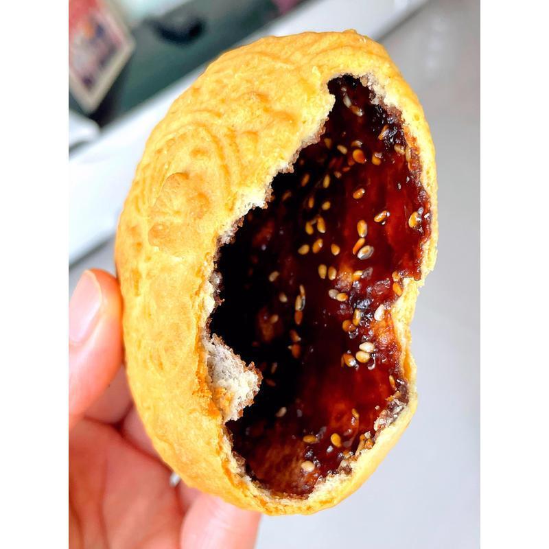 现货山西空壳月饼空心月饼脆皮月饼空壳饼红糖芝麻花生五仁月饼中