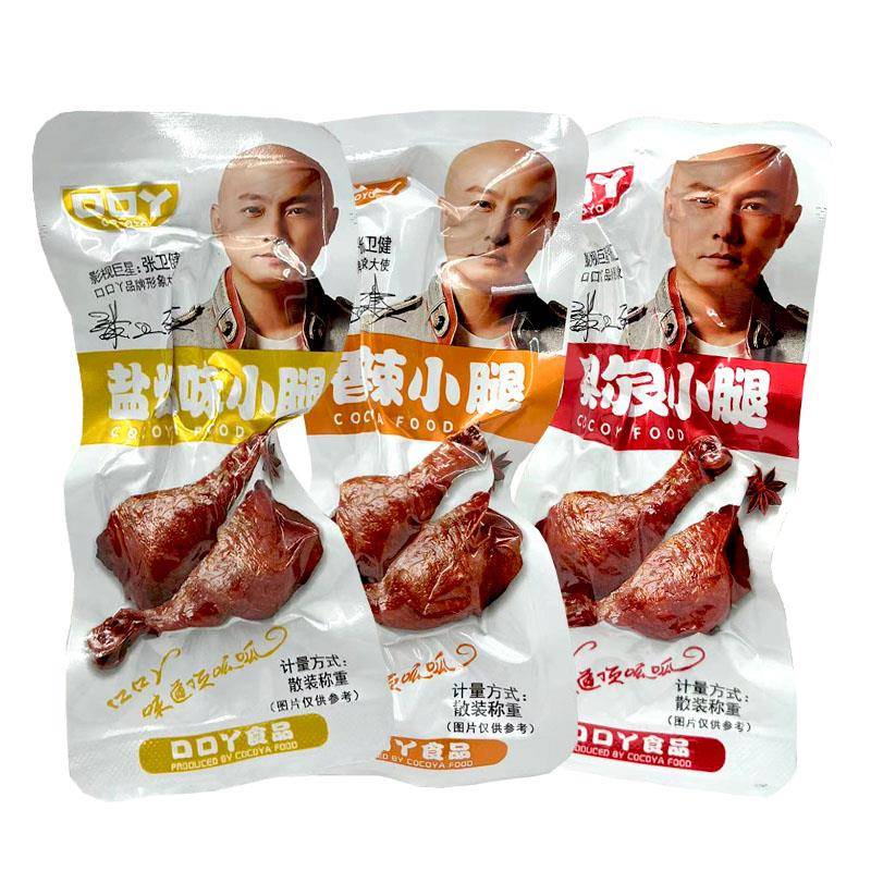 现货Koukouya烤腿奥尔良风味鸡肉小吃非鸡腿麻辣盐烤小包装鸭腿焖