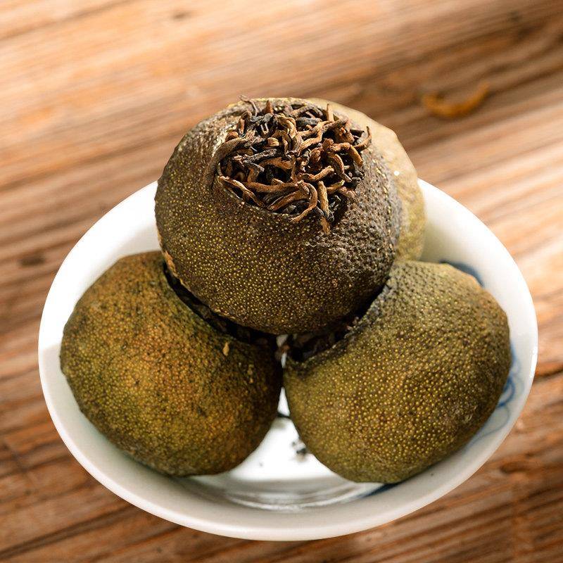 现货正山帝正宗新会小青柑普洱茶熟茶橘普茶大红柑陈皮小金桔普柑
