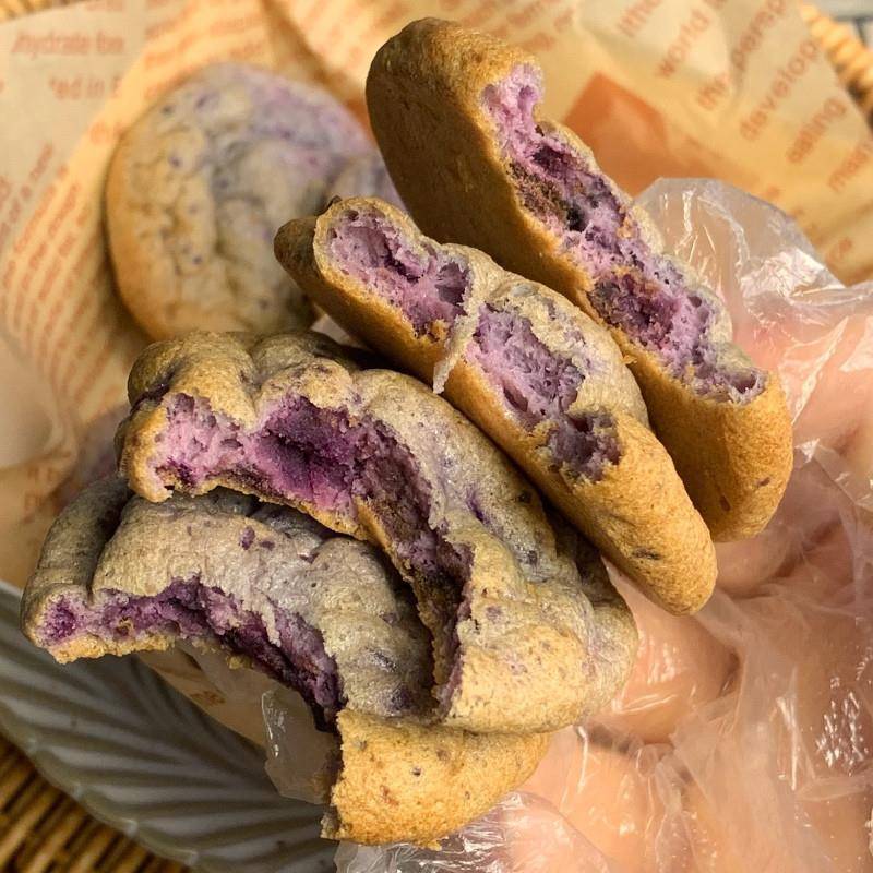 现货四季健康 魔芋紫薯蛋白饼 无面 面粉面 面包蛋糕代糖健身代餐