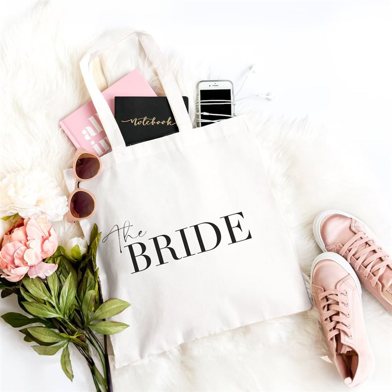 帆布袋婚礼单身派对 Canvas bag wxedding bachelor bride to be