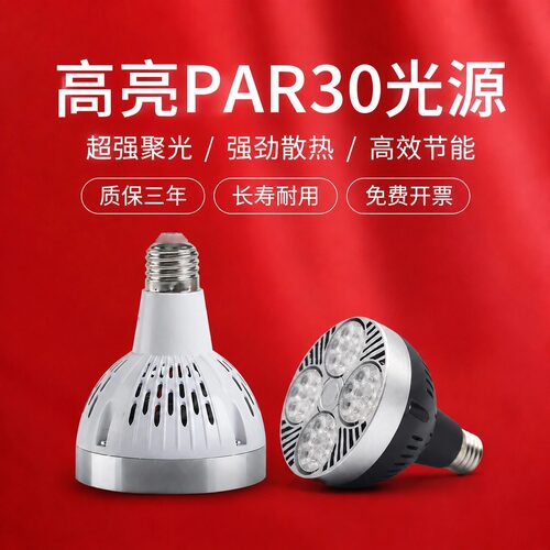 LED超亮光源PAR30轨道射灯