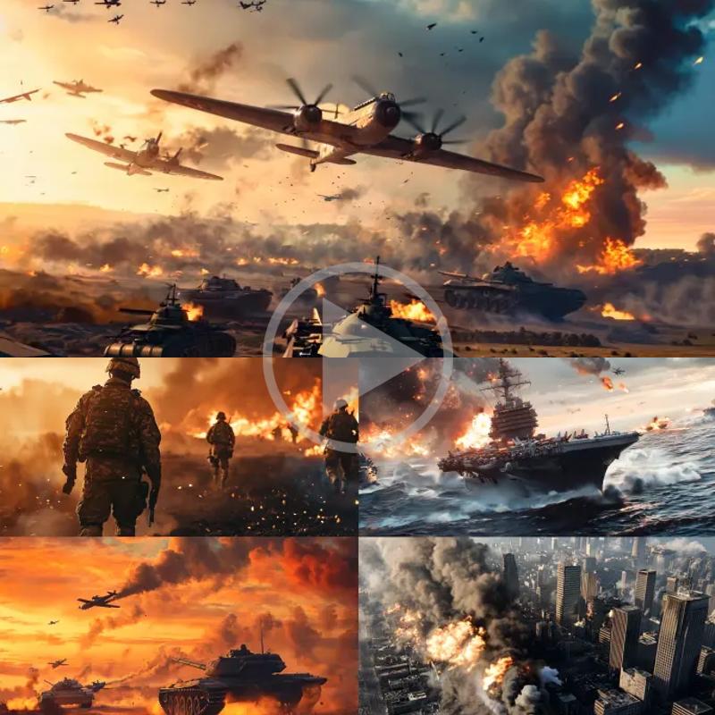 4K高清视频素材现代战争8K实拍航母坦克军事演习宣传片空镜素材