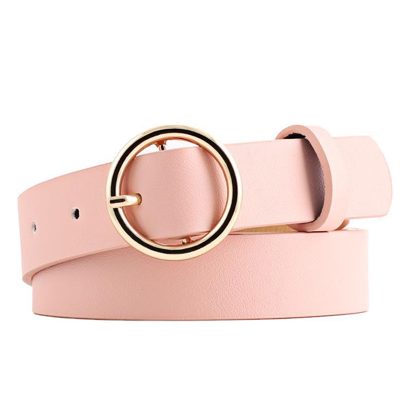 Stylish wgomen's belts casual ladies leather waist belt