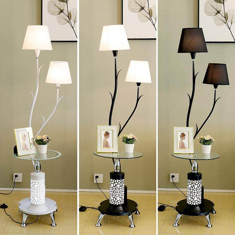 茶几落地灯客厅沙发灯卧室床头装饰北欧简约现代创意LED立式台灯