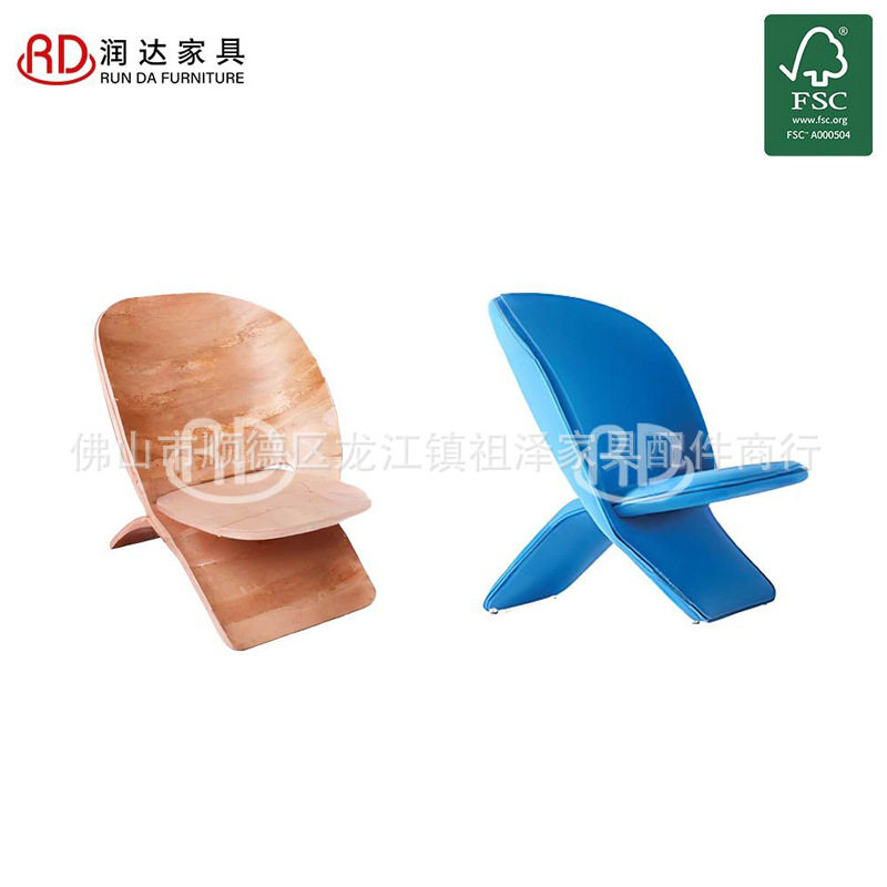 网红轻奢极简小户型单人沙发椅
