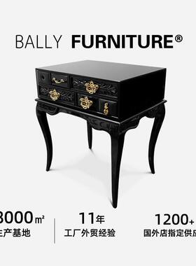 yorknightstand黑色木雕床头柜bocadoloboтумбочка