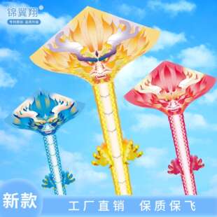 潍坊风筝新款大型龙风筝高档成人三角大风筝微风好飞易飞