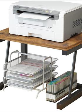 打印机架家用多层复印机架子办公桌主机收纳置物架微波炉架烤箱架