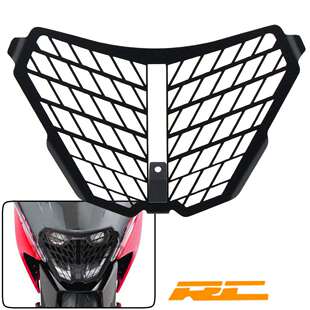 适用KTMRC390RC125RC200改装大灯罩保护网大灯保险架灯保护罩