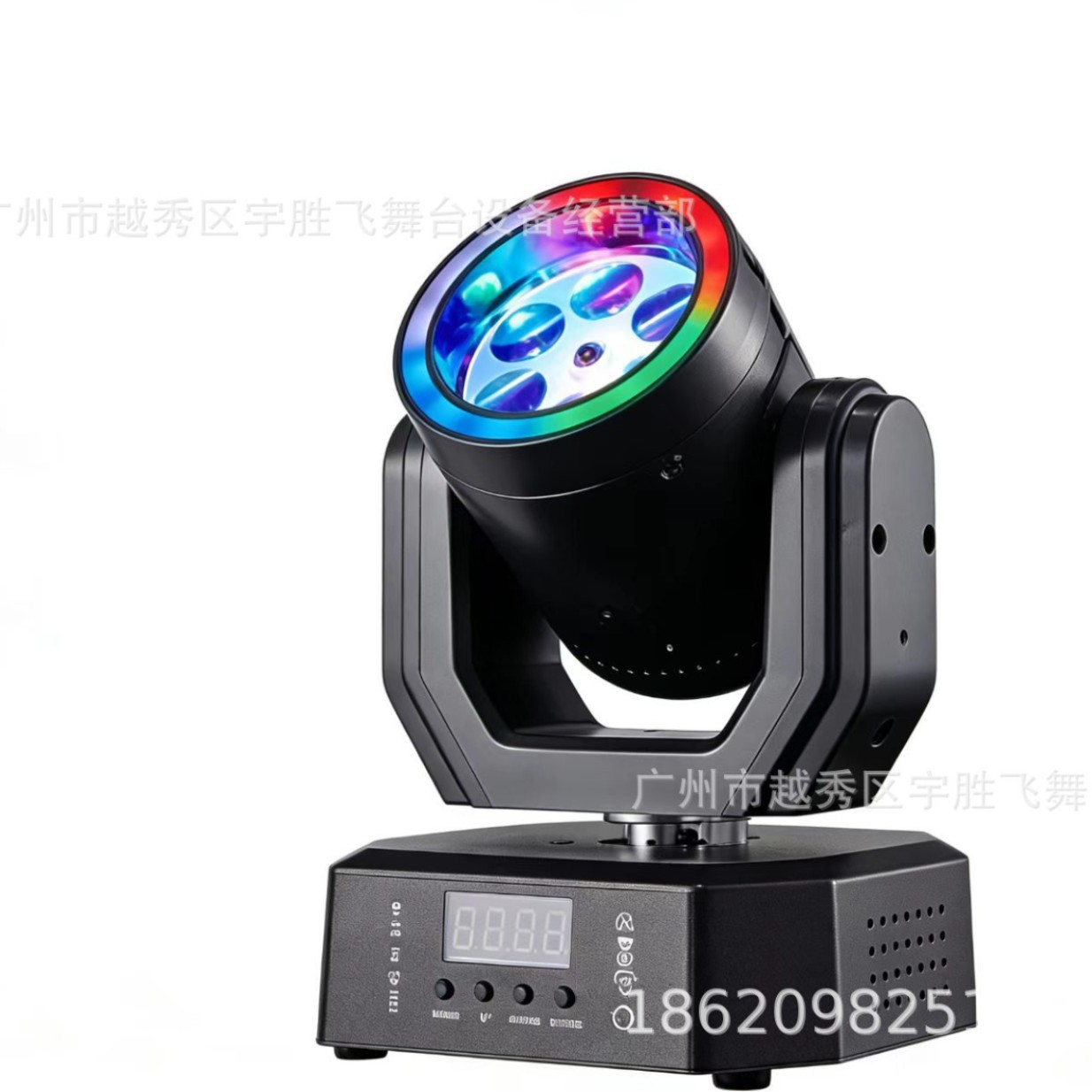 LED迷你光束灯声控ktv氛围灯酒吧旋转蹦迪灯舞台DJ灯光家用蜂眼