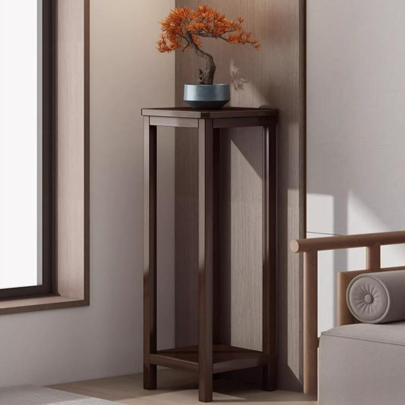 盆栽花卉植物室内花架子客厅落地式木头花架家用高脚直销