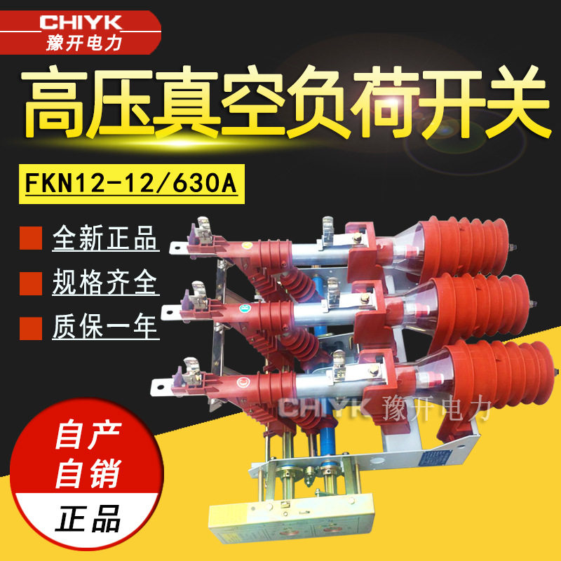 FKN12-12RD/630A户内高压负荷开关10kV带熔断器配装接地负荷开关