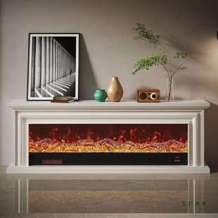 法式壁炉电视柜电子仿真火焰客厅取暖现代简约民宿高端装饰柜轻奢