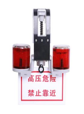 太阳能警示灯夜间户外防碰撞红色闪光电力高压线路爆闪安全信号灯