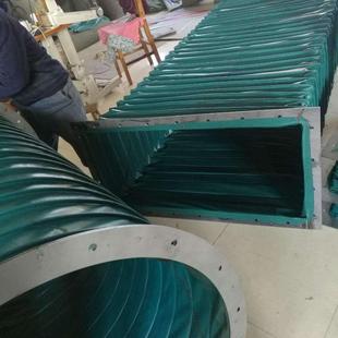 使用寿命长的高温帆布风机软连接加工中心帆布伸缩软连接，