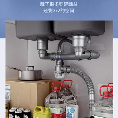 套装下盆洗菜洗碗下水管洗碗池厨房排水管道水器配件盆单双槽防臭