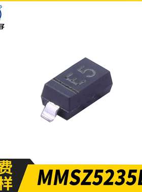 CJ/长电MMSZ5235B丝印E56.8V350mW封装SOD-123齐纳稳压二极管