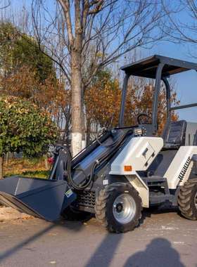 出口巴西轮式滑移装载机HT-L28工程建筑铲土运输铲车小型装载机