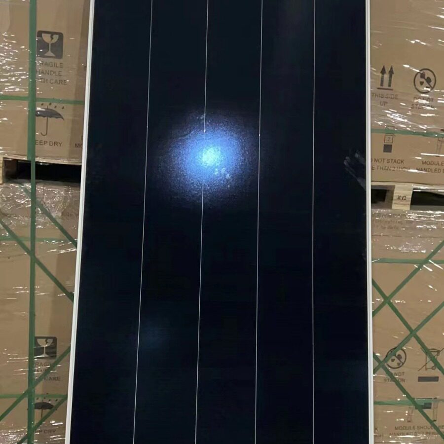 环晟A级叠瓦单晶525W单玻太阳能电池板组件带原厂质保并网资料