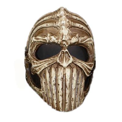 万圣节化装舞会玻璃钢面具魔王CS野战防护树脂面具工厂