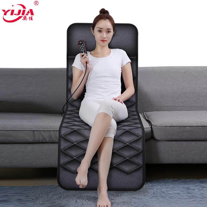 全身电动按摩床垫多功能家用按摩毯加热震动按摩靠垫保健按摩器材