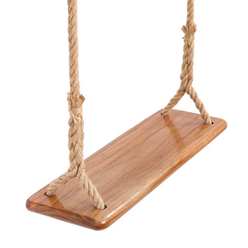 木制秋千室内悬挂儿童秋千座椅户外家庭通款松木秋千