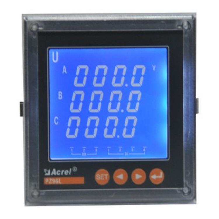 智能型三相交流电能表PZ96L-E4/C电表开孔88*88LCD显示
