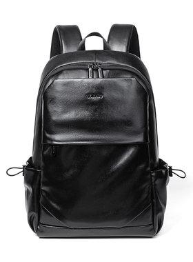 Walker shop潮流休闲男士双肩包简约通勤百搭多功能包电脑双肩包