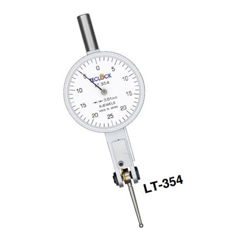 日本得乐TECLOCK杠杆百分表LT-354指针式百分表高精度杠杆表
