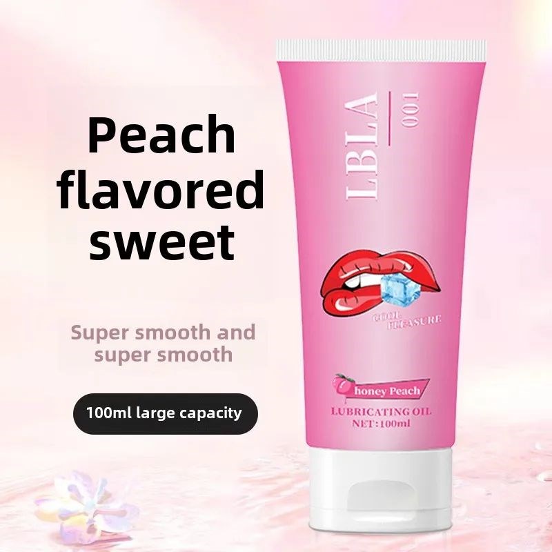 100ml Peach Fruity Flravor Human Lubricant Water Based pleas