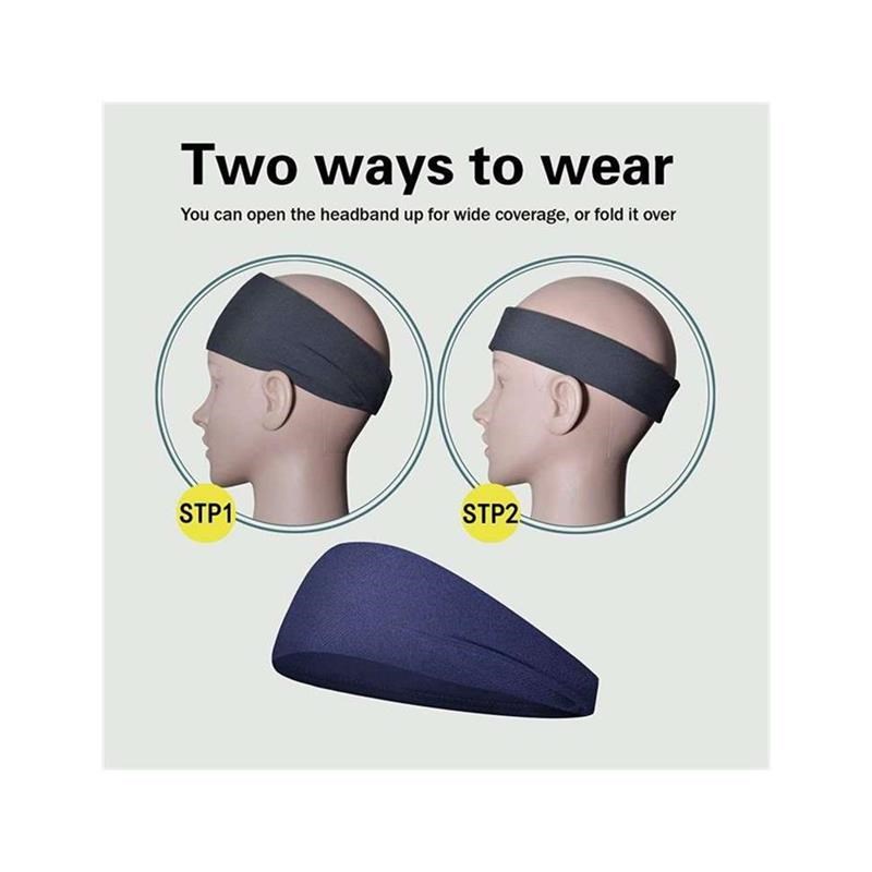 Moisture Wihcking Workout Headband Sweatband for Running Yog