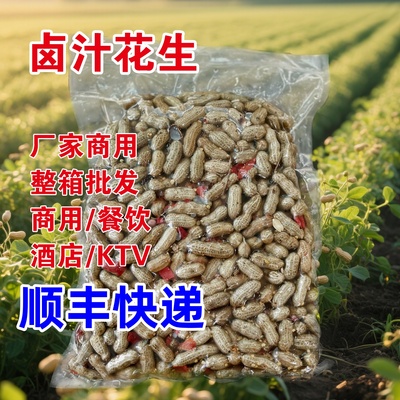 冷冻卤汁花生水煮花生整箱