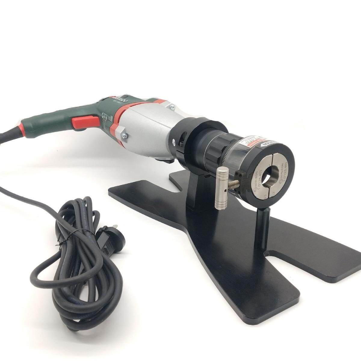 PFM1.5AC插电款平口机电子管路气体管道平口切割机小管径不锈钢