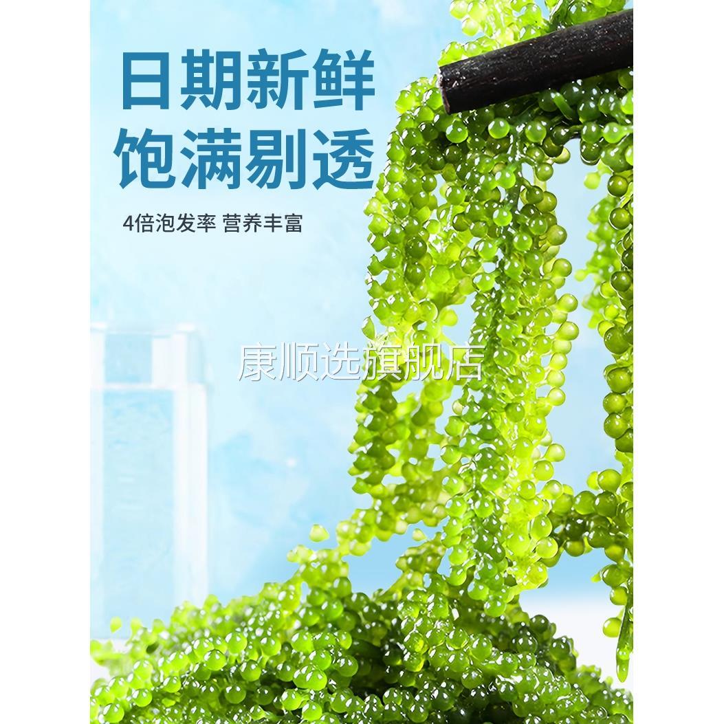 海葡萄即食绿色鱼子酱泡发儿童新鲜盐渍海葡萄食用零食官方旗舰店