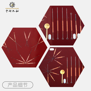 中研太和针谱 火针针谱  中医挂件