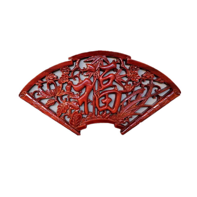 木雕工艺挂件香樟实木挂件镂空壁饰仿古隔断扇形客厅壁挂挂件,家居饰品,木雕,淘宝优惠券,粉丝福利购,淘宝优惠卷