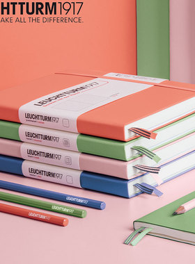 9灯塔笔记本横线大型硬皮商务会议记事本文具