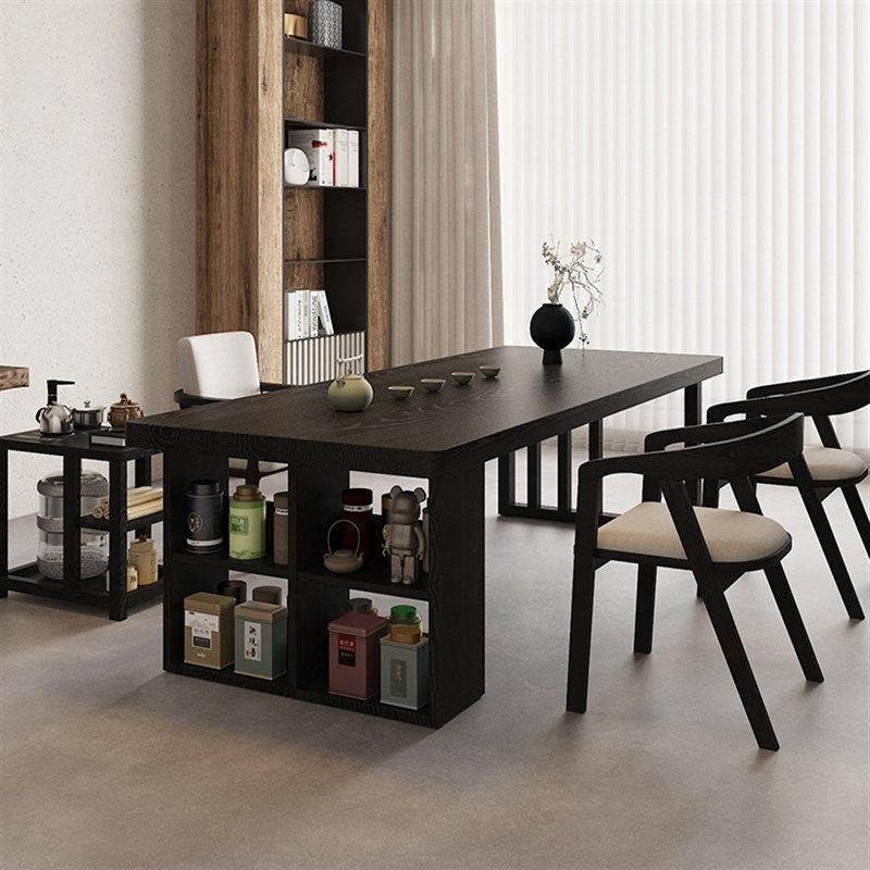 侘寂风实木大板茶桌椅高级家用泡茶台装一体办公室阳台茶几,住宅家具,家用茶台/茶桌,淘宝优惠券,粉丝福利购,淘宝优惠卷