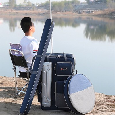 渔之君钓椅包鱼护包海竿包加厚耐磨防水加大帆布