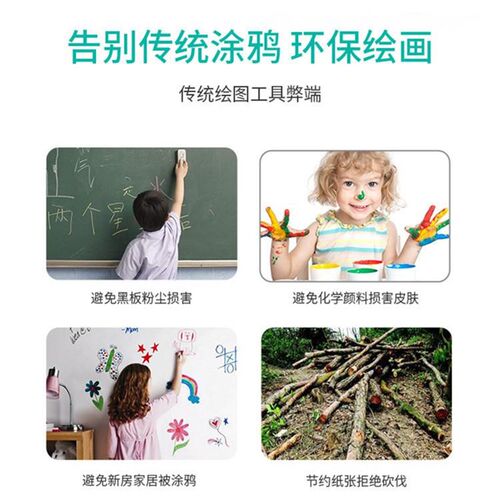 儿童彩色a屏液晶手写板卡通可爱绘画板G小黑板涂鸦手绘板电子写字