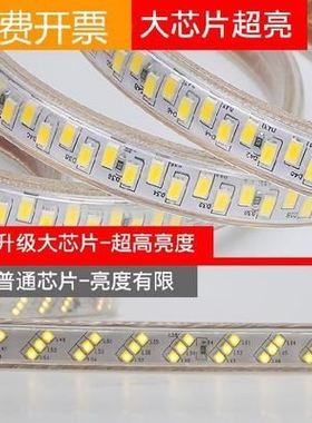 天花灯lced灯带带开关吊顶灯暖光黄色室内氛围卧室灯顶部白光客。