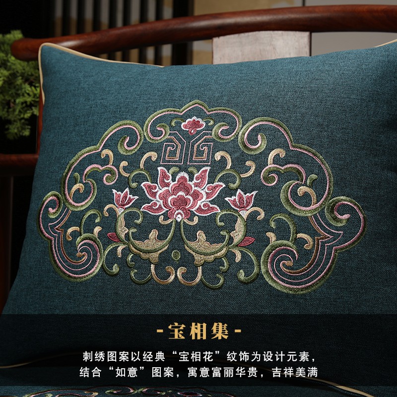 红木坐垫实木沙发太师圈椅官帽茶座椅垫乳胶防滑冬季