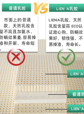 天然乳胶床垫薄m原装越南lien纯橡胶家用软垫学生人.m